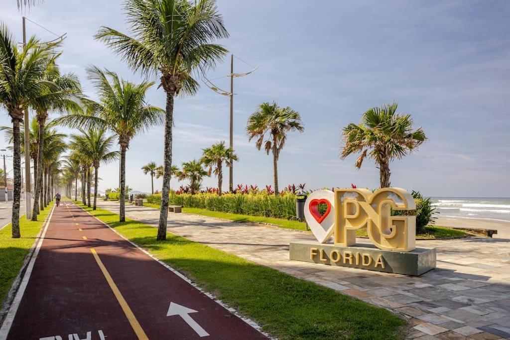 Apartamento Frente Para O Mar 6 Pessoas Com Estacionamento Praia Grande  Exterior foto